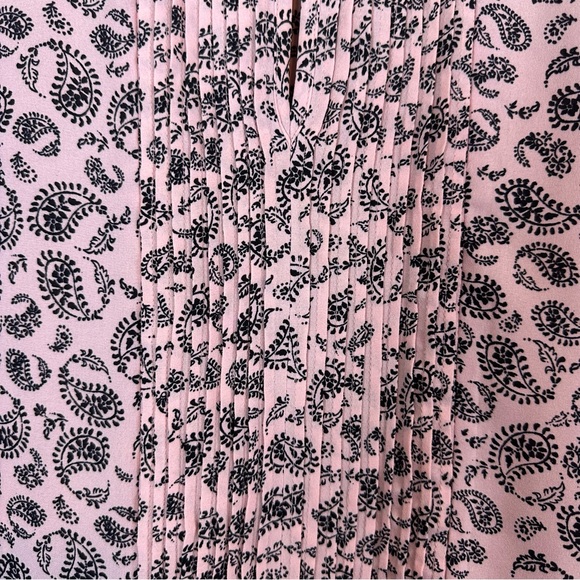 Roz and Ali Pink Patterned Blouse with Mid Length Sleeves - Picture 4 of 8